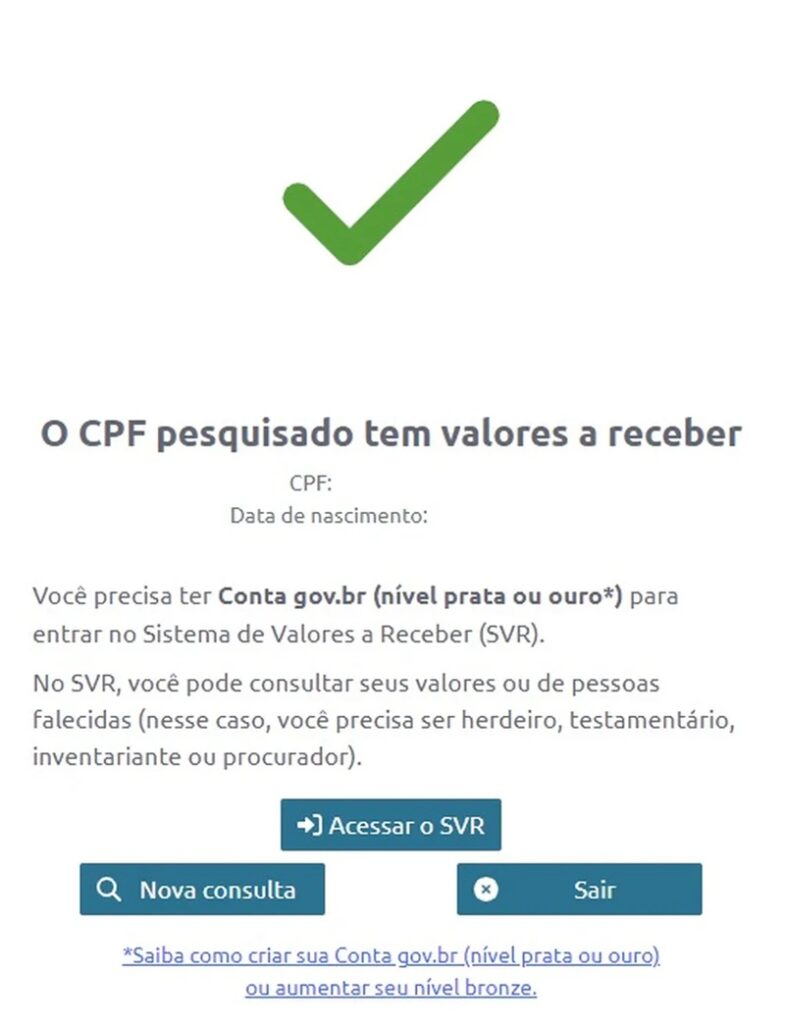 7,2 Bilhões de reais ainda estão nas contas dos brasileiros para sacar