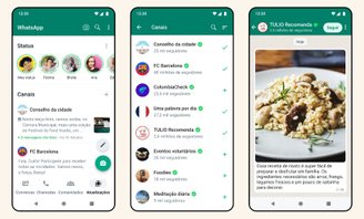 Canais do WhatsApp.