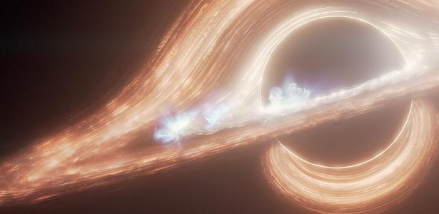 Webb captura caos em buraco negro central