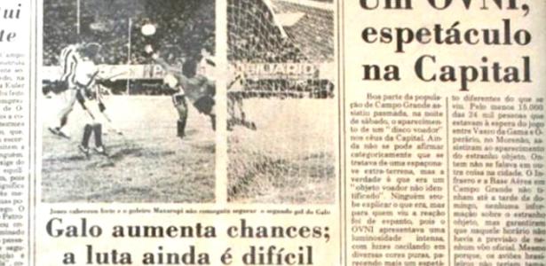 Maior avistamento coletivo de óvnis aconteceu em jogo do Vasco em 1982