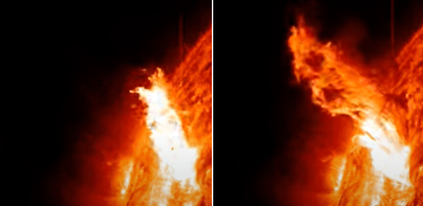 Explosão solar causa apagão na Europa, na Ásia e no Oriente Médio