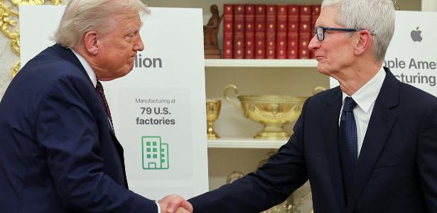 Para driblar taxas de Trump, Apple investirá US$ 100 bilhões nos EUA