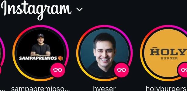Por que apareceram ícones de óculos nos stories do Instagram?