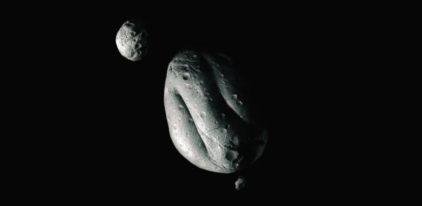 seis luas podem ficar presas à Terra por meses