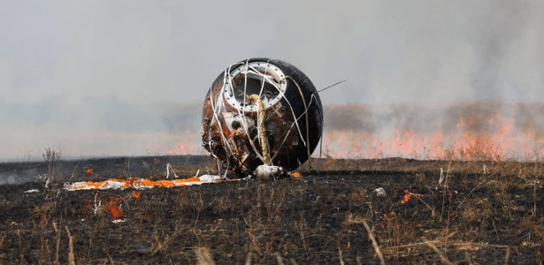 'Arca de Noé' volta do espaço com plantas, moscas e camundongos vivos
