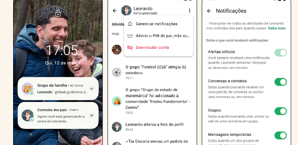 WhatsApp terá conta gerenciada por pais para crianças menores de 13 anos