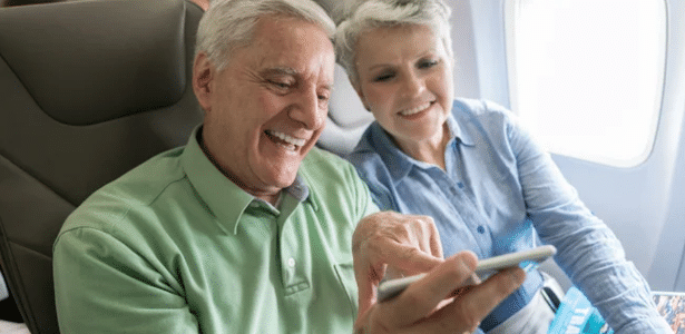 Idosos devem ser separados no avião por segurança, aponta estudo