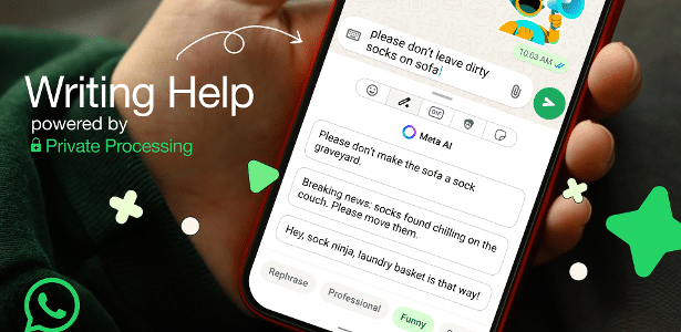 Meta lançará 'chat anônimo' para conversas privadas com IA no WhatsApp