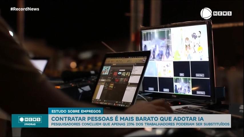 Inteligência artificial ainda não é mais econômica que mão de obra humana, diz pesquisa - Notícias